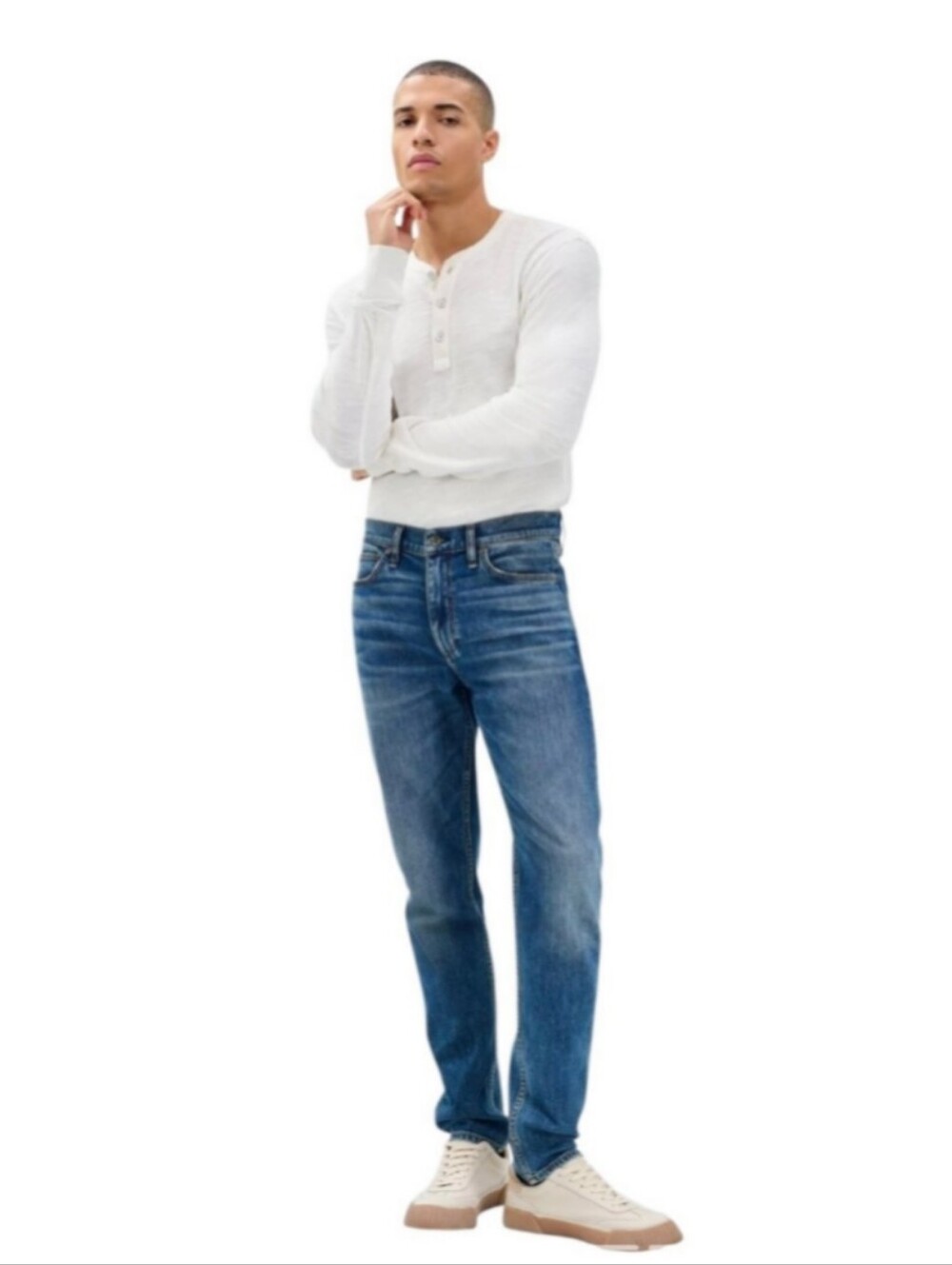 Rag & Bone Fit 2 Slim Fit Dark Wash Straight Jeans In Dusty Trail Size 32x32 - Picture 3 of 14